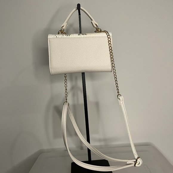 Marc New York Andrew Marc Snake Print White and Gold Crossbody - Picture 2 of 9